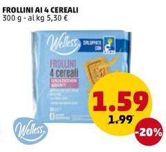Welless - Frollini Ai 4 Cereali