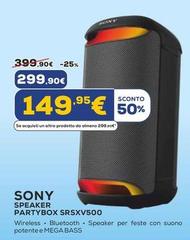 Sony - Speaker Partybox Srszv500