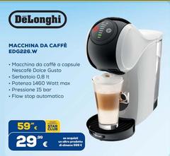 De Longhi - Macchina Da Caffè EDG226.W