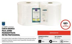 Jumbo - Metro Professional - Carta Igienica Max  Microgoffrata