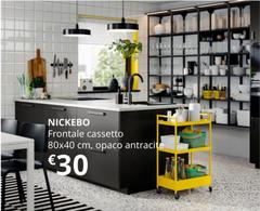 Nickebo/ Frontale Cassetto