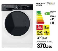 Whirlpool - Lavatrice 479578