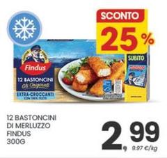 Findus - 12 Bastoncini Di Merluzzo