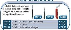 Coltelli Da Innesto Con Lame In Acciaio Temperato