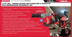 Tassellatore Per Foratura A Soffitto Con Aspirazione Integrata