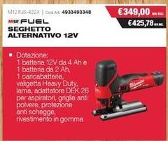 Milwaukee - Fuel/ Seghetto Alternativo 12V