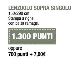 Lenzuolo Sopra Singolo