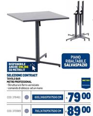 SELEIZON CONTRACT TAVOLA BAR