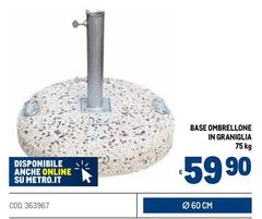 Su - Base Ombrellone In Graniglia