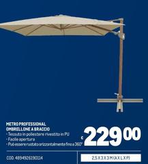 Facile - Metro Professional Ohbrellone A Braccio