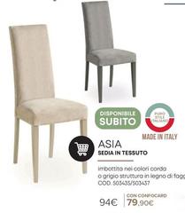 Puro - Sedia In Tessuto