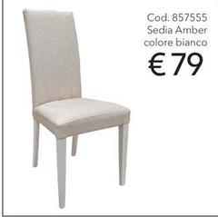 Sedia Amber Colore Bianco