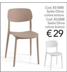 Sedia Olivia Colore Tortora