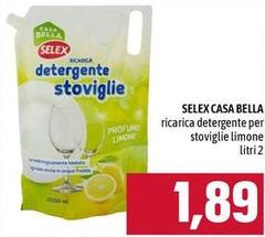 Selex - Casa Bella Ricarica Detergente Per Stoviglie Limone