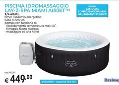 Bestway - Piscina Idromassaggio Lav-Z-Spa Miami AirjetTM 2/4 Adulti