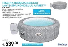 Bestway - Piscina Idromassaggio Lay-Z-Spa Honolulu AirjetTM 4/6 Adulti