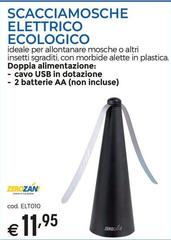 Zerozan! - Scacciamosche Elettrico Ecologico