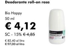 Bio Happy - Deodorante Roll-On Rosa