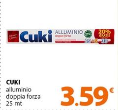 Cuki - Alluminio Doppia Forza