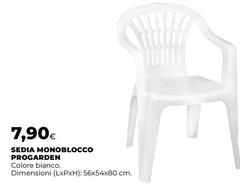 Sedia Monoblocco Progarden