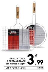 Bbq - Griglia Tonda O Rettangolare