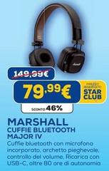 Cuffie Bluetooth Major Iv