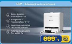 Robot Aspira E Lavapavimenti