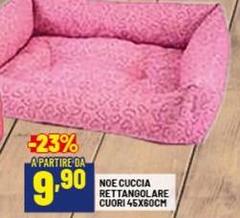 Noe - Cuccia Rettangolare Cuori