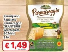 Gran Terre - Parmigiano Reggiano Parmareggio Grattugiato 30 Mesi