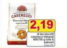 Caserecci - Biscotti  Integrali