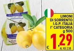 Limoni Di Sorrento I.G.P. Italia