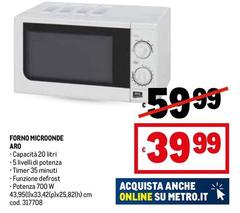 Forno Microonde Aro