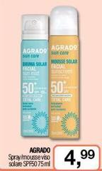 Spray/mousseviso Solare Spf50