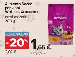 Whiskas - Alimento Secco Per Gatti Croccantini
