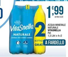 Vitasnella - Acqua Minerale Naturale