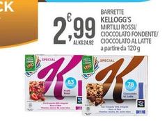 Kelloggs - Barrette Mirtilli Rossi/ Cioccolato Fondente/ Cioccolato Al Latte