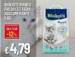 Fresh - Bianco  Lettiera Agglomerante
