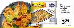 Garbo - Fiori Di Zucca Pastellati Con Alici E Mozzarella
