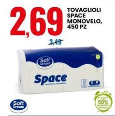 Soft - Tovaglioli Space Monovelo