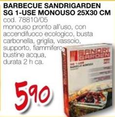 Barbecue Sandrigarden Sg 1-use Monouso