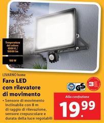 Faro -  Led Con Rilevatore Di Movimento