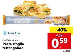 Chef select - Pasta Sfoglia Rettangolare