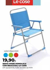 Le Cose - Sedia Mare Honolulu Con Braccioli