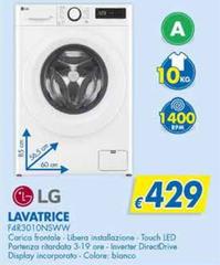 LG - Lavatrice F4R3010NSWW