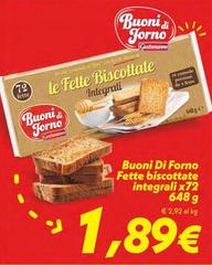 Buoni Di Forno -  Fette Biscottate Integrali