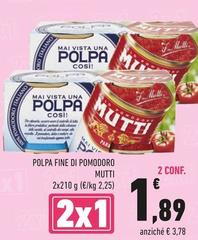 Mutti - Polpa Fine Di Pomodoro