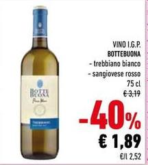 Bottebuona - Vino I.G.P. Trebbiano Bianco/ Sangiovese Rosso