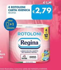 Regina - 4 Rotoloni Carta Igienica
