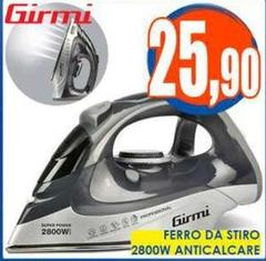 Girmi - Ferro Da Stiro 2800W Anticalcare