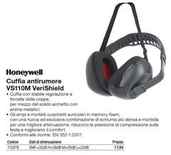 Honeywell - Cuffia Antirumore Vs110m Verishield